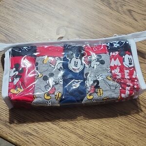 Walt Disney Mickey Mouse Kids Size 2 underwear shorts panties NEW!  Set of 5
